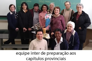 equipe inter de preparação aos capítulos provinciais